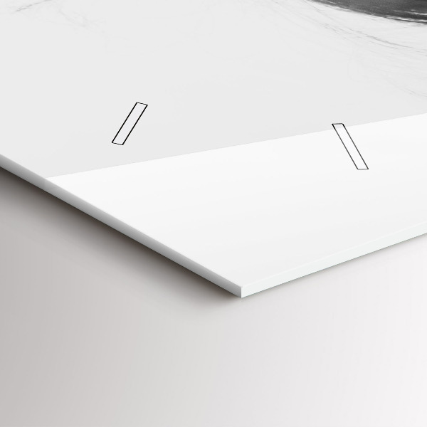 Zegar ścienny poziomy Ludzka Wrażliwość Myśli