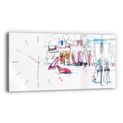 Zegar ścienny poziomy Element kobiecości