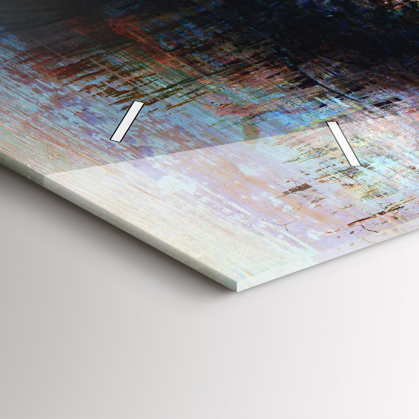 Zegar ścienny poziomy Sztuka uliczna Oko