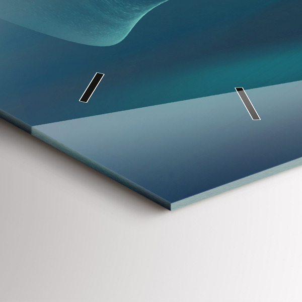 Zegar ścienny poziomy Wizerunek Lecącego Orła