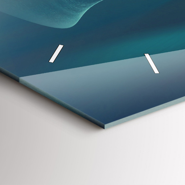 Zegar ścienny poziomy Wizerunek Lecącego Orła