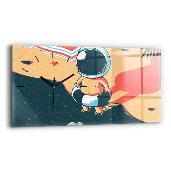 Zegar ścienny poziomy Dziecięca wyobraźnia