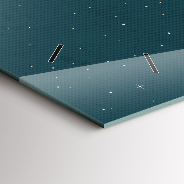 Zegar ścienny poziomy Dziecięca wyobraźnia