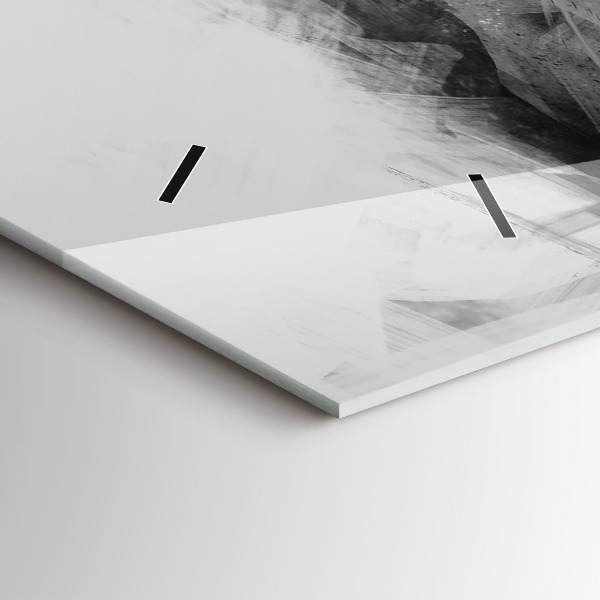 Zegar ścienny poziomy Malowany lew