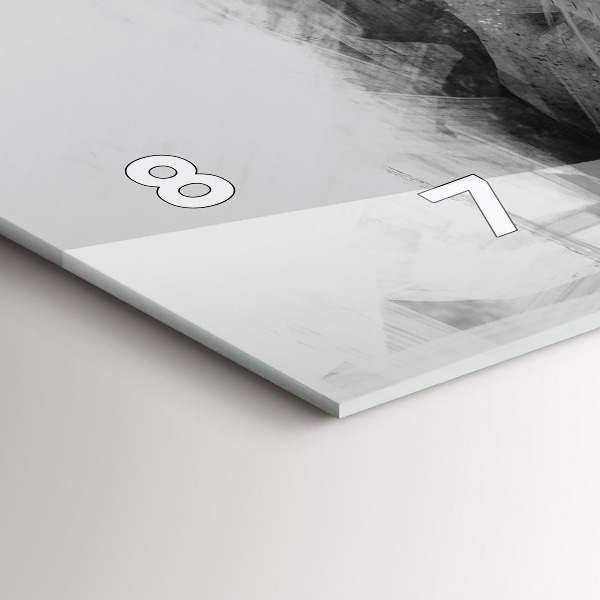 Zegar ścienny poziomy Malowany lew