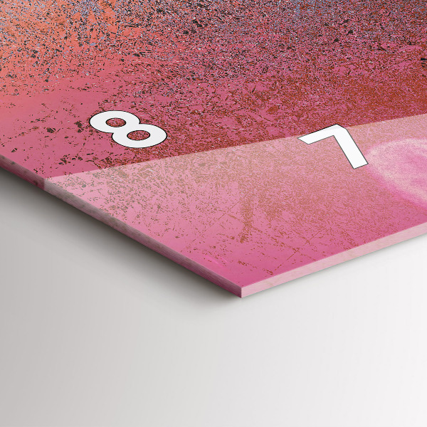 Zegar ścienny poziomy Cyberprzestrzeń