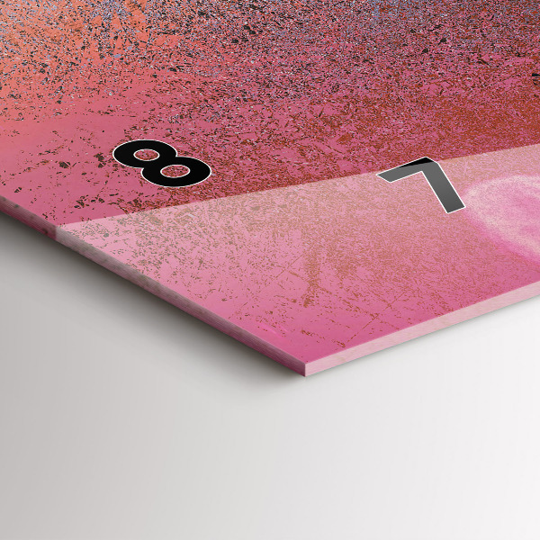 Zegar ścienny poziomy Cyberprzestrzeń