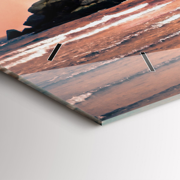 Zegar ścienny poziomy Wybrzeże Sherman