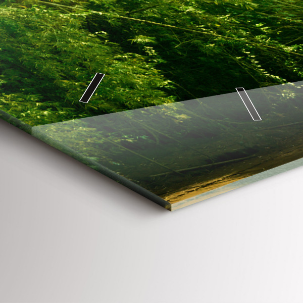 Zegar ścienny poziomy Spokojna natura