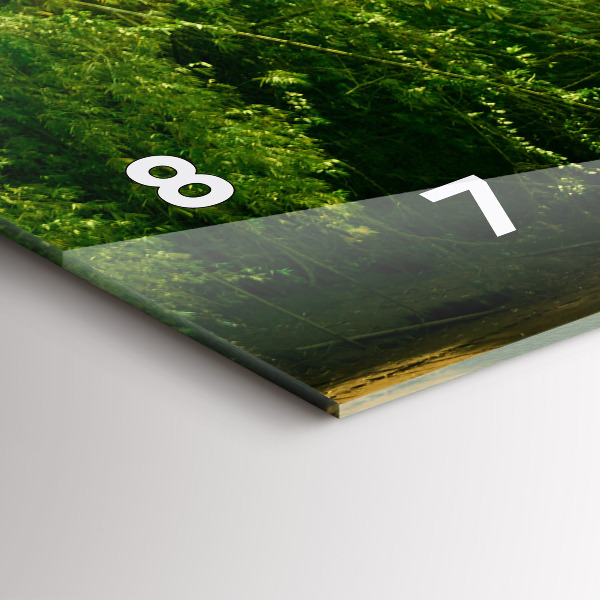 Zegar ścienny poziomy Spokojna natura