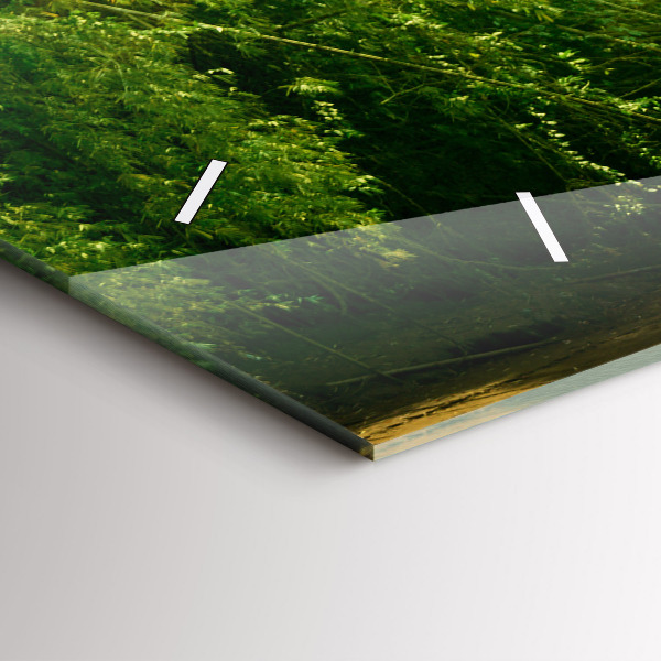 Zegar ścienny poziomy Spokojna natura