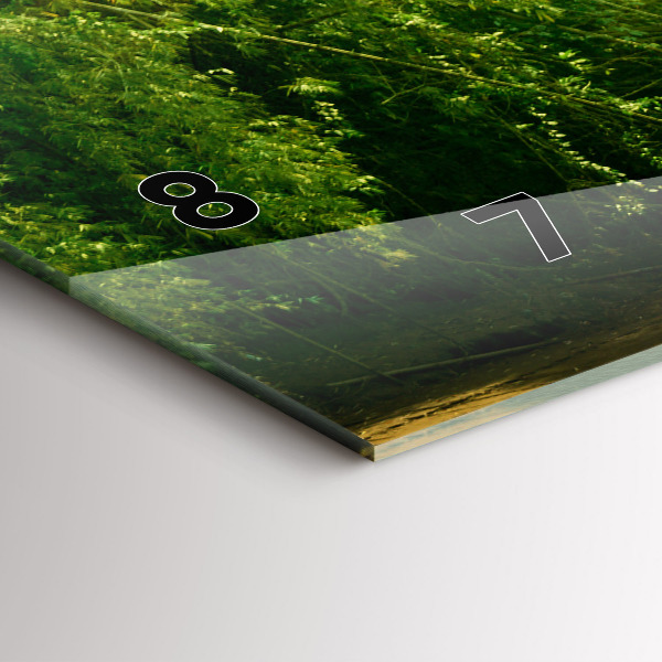 Zegar ścienny poziomy Spokojna natura