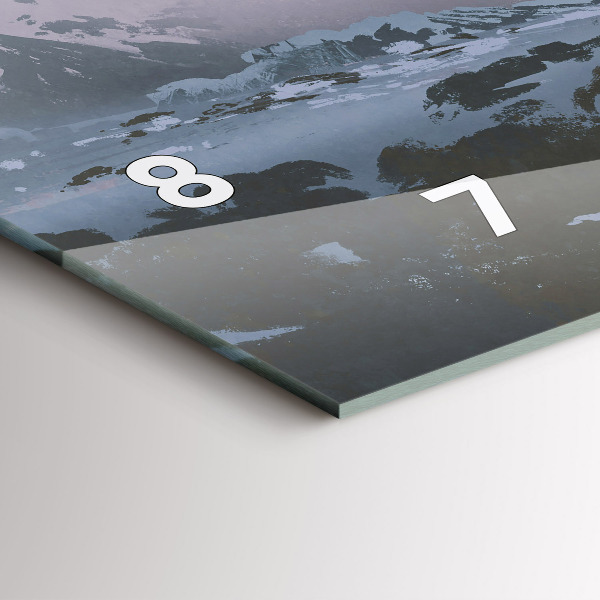 Zegar ścienny poziomy Astronauci Mleczna Droga