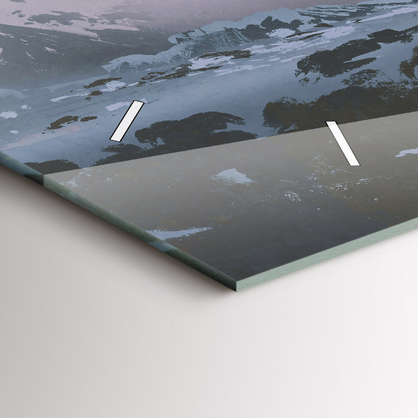 Zegar ścienny poziomy Astronauci Mleczna Droga