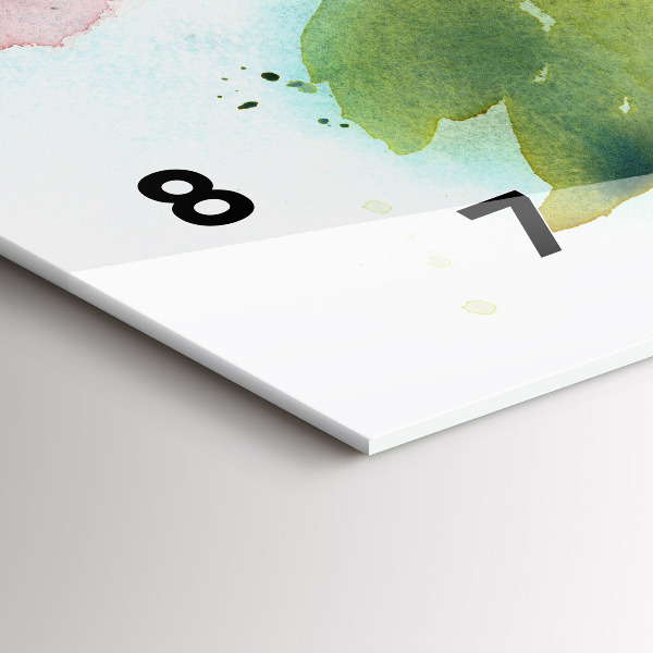 Zegar ścienny poziomy Wizualizacja Natury