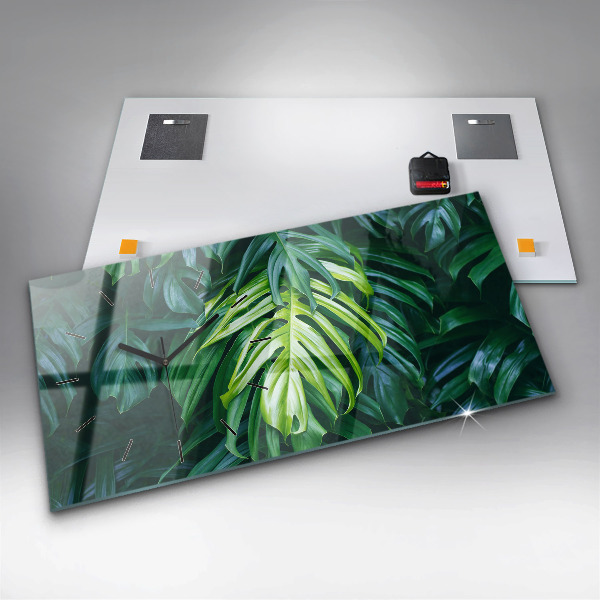 Zegar ścienny poziomy Tropikalna Strona Natury