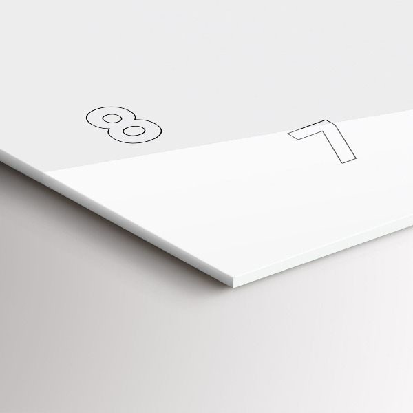 Zegar ścienny poziomy Ostatnie Dni Wakacji Moda