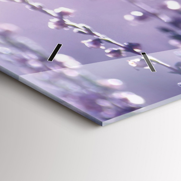 Zegar szklany poziomy Abstrakcja