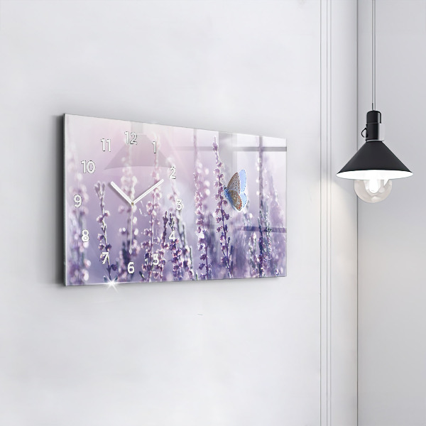 Zegar szklany poziomy Abstrakcja