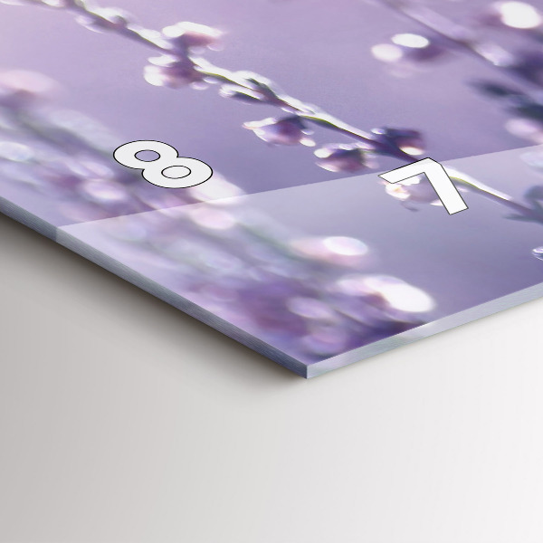 Zegar szklany poziomy Abstrakcja