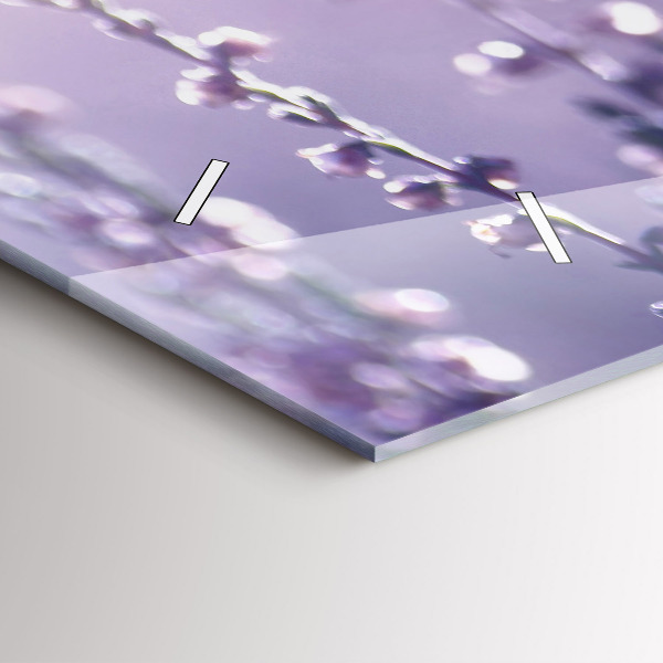 Zegar szklany poziomy Abstrakcja