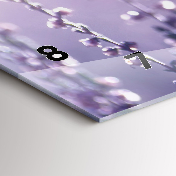 Zegar szklany poziomy Abstrakcja