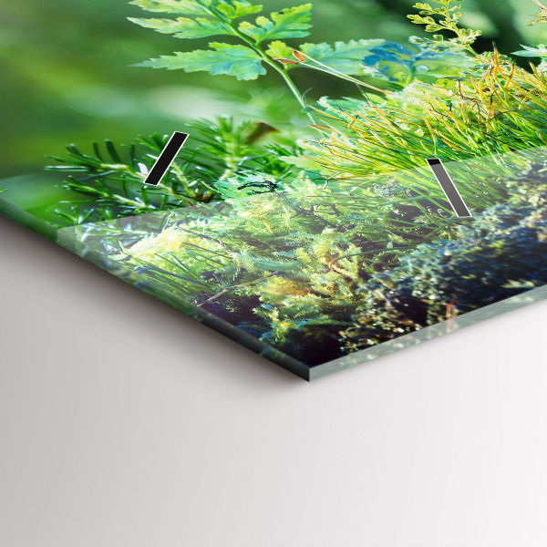 Zegar szklany poziomy Kula Ziemska