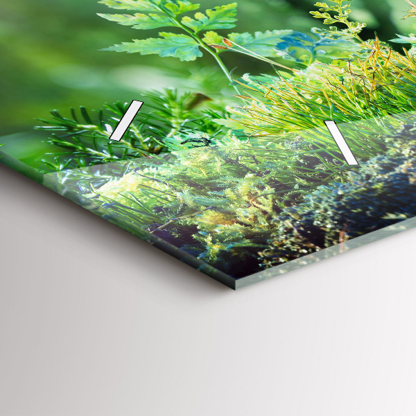 Zegar szklany poziomy Kula Ziemska