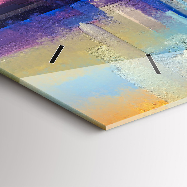 Zegar szklany poziomy Pejzaż morski