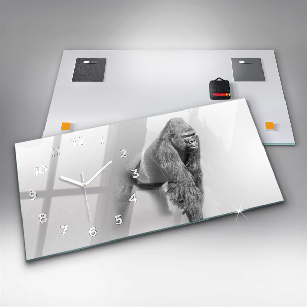 Zegar szklany poziomy Kolekcja sztuki zwierząt