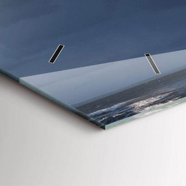 Zegar ścienny poziomy Latarnia morska