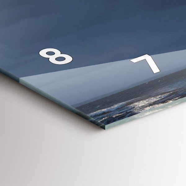 Zegar ścienny poziomy Latarnia morska