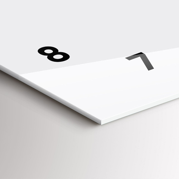 Zegar ścienny poziomy Filiżanka Kawy