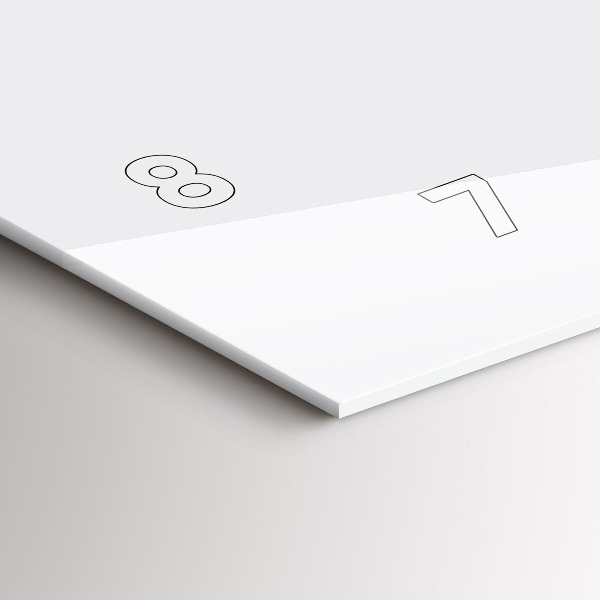 Zegar ścienny poziomy Kolorowa Abstrakcyjna ilustracja