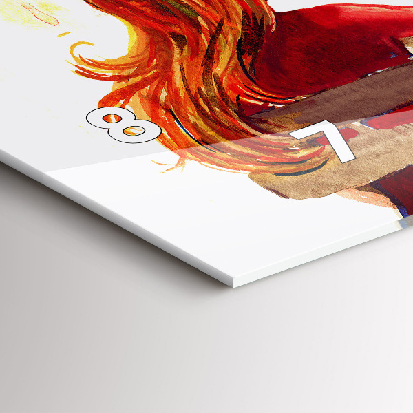 Zegar ścienny poziomy Jesienny Krajobraz