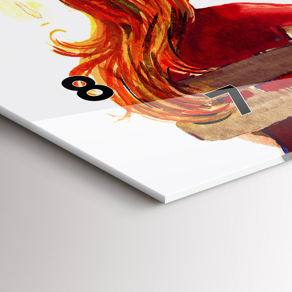 Zegar ścienny poziomy Jesienny Krajobraz