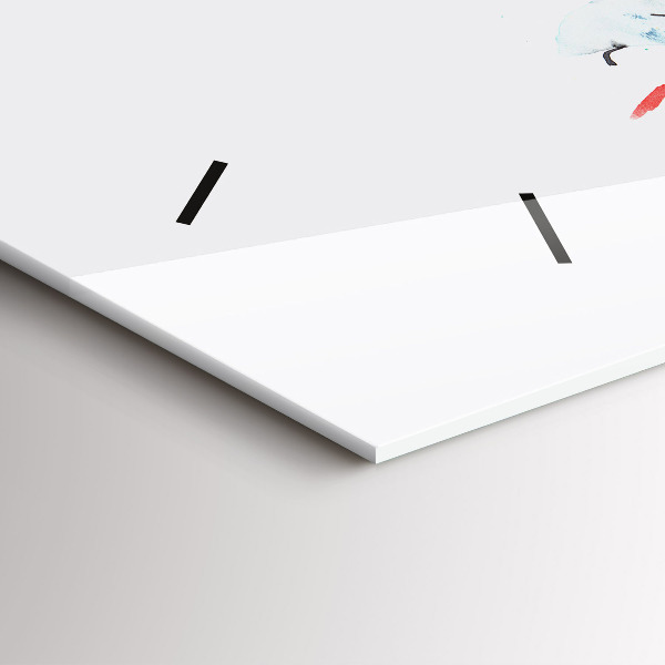 Zegar ścienny poziomy Tukan w trawie