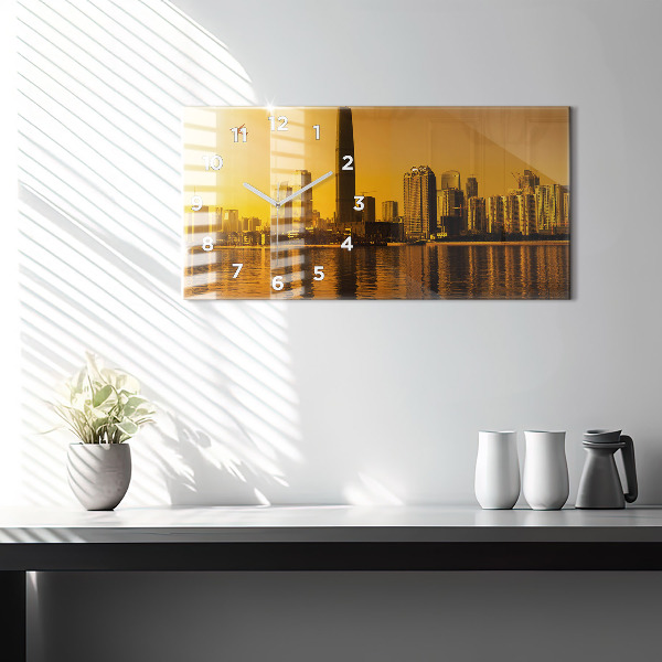 Zegar ścienny poziomy Rzeka Zhujiang Chiny