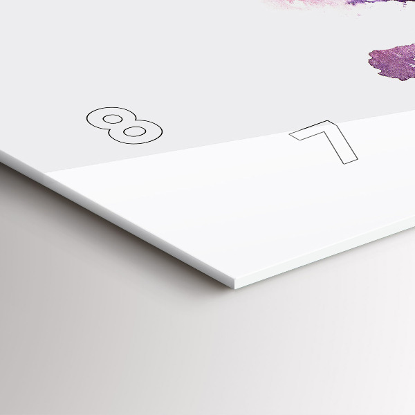 Zegar ścienny poziomy Tropikalny Krajobraz