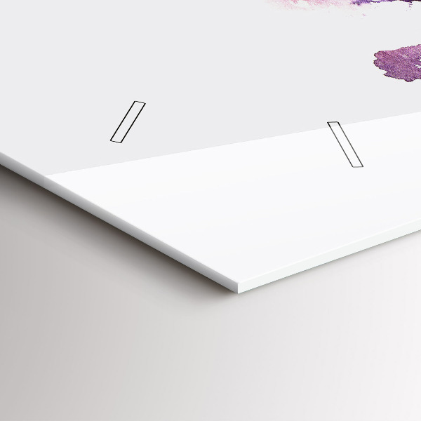 Zegar ścienny poziomy Tropikalny Krajobraz