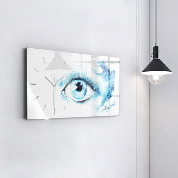 Zegar ścienny poziomy Morskie oko
