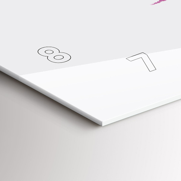 Zegar ścienny poziomy Ilustracja biegacza