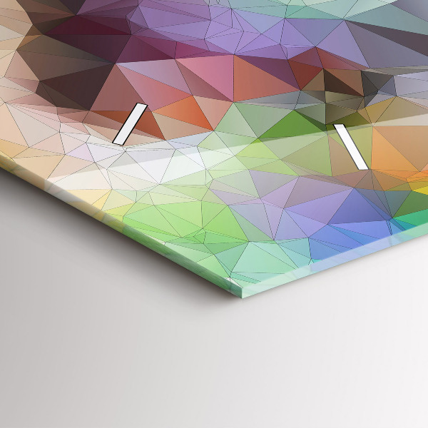 Zegar ścienny poziomy Kolorowe ludzkie oko