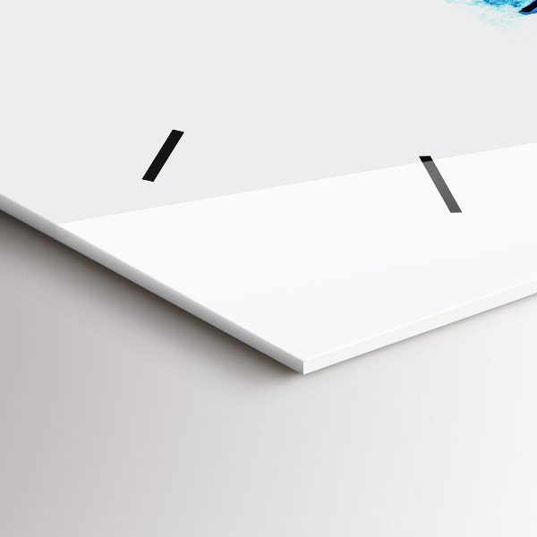 Zegar ścienny poziomy Deska surfingowa