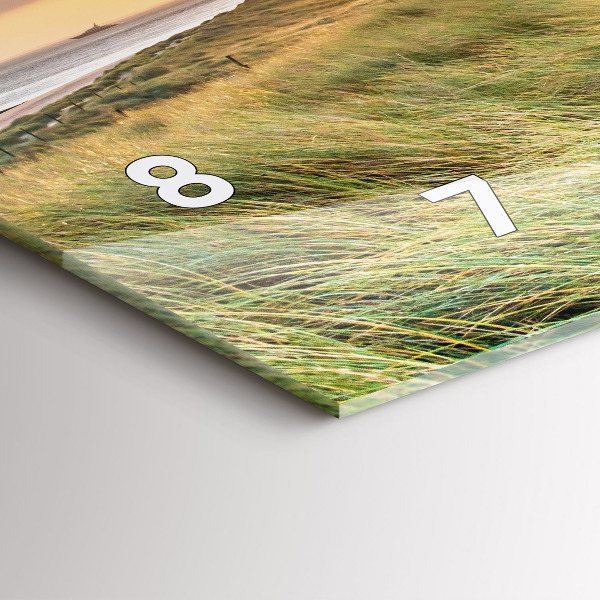 Zegar ścienny poziomy Latarnia morska