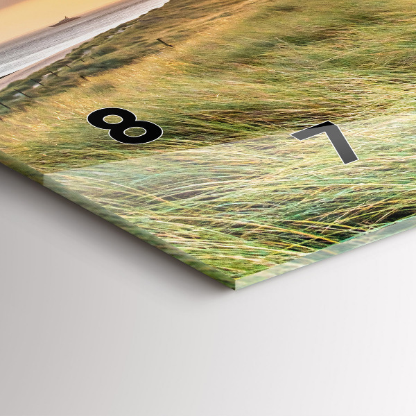 Zegar ścienny poziomy Latarnia morska