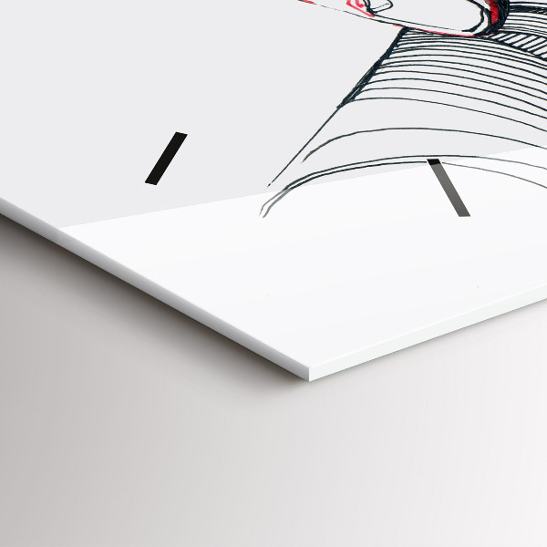 Zegar ścienny poziomy Trzymające się Ręce