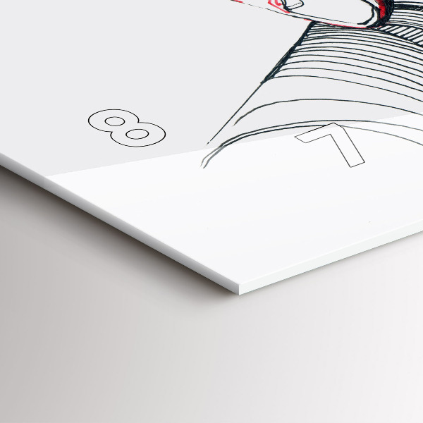 Zegar ścienny poziomy Trzymające się Ręce