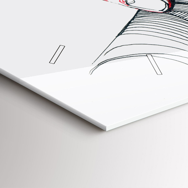 Zegar ścienny poziomy Trzymające się Ręce