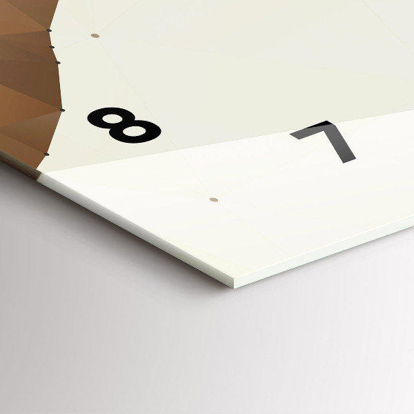 Zegar ścienny poziomy Stworzenie Adama